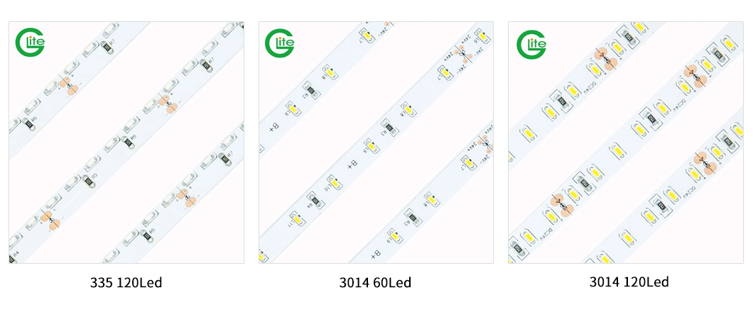 SMD3014 Sideview Lighting 120LED DC12V flexible LED Strip