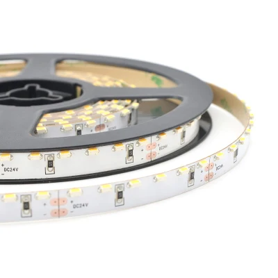 Étanche SMD3014 120LEDs/M DC24V Bande flexible extérieure à émission latérale LED