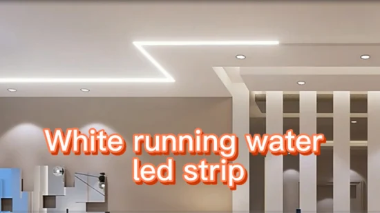 Lumière linéaire LED à eau courante 12V Flexible 10m Bande lumineuse à LED 24V Bande lumineuse à LED intelligente pour la décoration intérieure