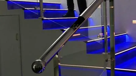 Profil de lumière de marche d'escalier allumant le profil LED en aluminium noir