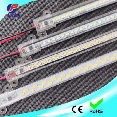 Bande rigide LED AC 220V sans conducteur, barre lumineuse LED SMD2835 220V