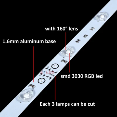 Rétroéclairage lumineux superbe annonçant 12LEDs/M SMD3030 Lightbox LED Bar non étanche