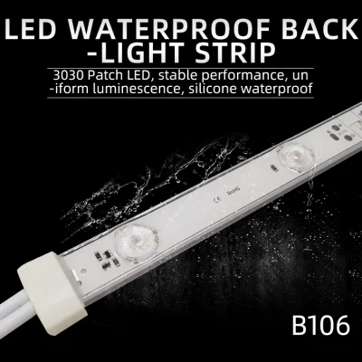 Boîte à lumière en tissu imperméable à l'eau haute puissance panneau de signalisation LED bord côté barre lumineuse boîte à lumière extérieure